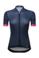 SANTINI Kolesarski dres s kratkimi rokavi - VOLO LADY - modra