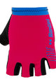 SANTINI Kolesarske rokavice s kratkimi prsti - LUCE - rožnata/modra