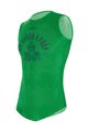 SANTINI Kolesarska  majica brez rokavov - CROWN - zelena