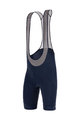 SANTINI Kolesarske kratke hlače z naramnicami - KARMA DELTA - modra