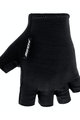 SANTINI Kolesarske rokavice s kratkimi prsti - CUBO - črna