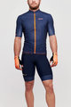 SANTINI Kolesarski dres s kratkimi rokavi - KARMA KITE - modra