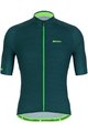 SANTINI Kolesarski dres kratek rokav in kratke hlače - KARMA KITE - zelena/črna