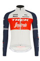 SANTINI Kolesarska  vetru odporna jakna - TREK SEGAFREDO 2021 - rdeča/bela/modra