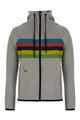 SANTINI Kolesarski pulover - UCI RAINBOW - siva