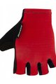 SANTINI Kolesarske rokavice s kratkimi prsti - CUBO  - rdeča