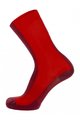 SANTINI Kolesarske klasične nogavice - PURO - rdeča
