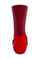 SANTINI Kolesarske klasične nogavice - BENGAL - črna/rdeča