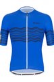 SANTINI Kolesarski dres kratek rokav in kratke hlače - TONO PROFILO - modra