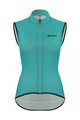 SANTINI Kolesarski brezrokavnik - NEBULA PURO LADY - svetlo modra