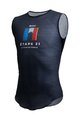 SANTINI Kolesarska  majica brez rokavov - TOUR DE FRANCE 2022 - modra