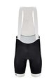 SANTINI Kolesarske kratke hlače z naramnicami - TOUR DE FRANCE 2022 - bela/črna