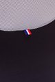 SANTINI Kolesarske kratke hlače z naramnicami - TOUR DE FRANCE 2022 - bela/rdeča/črna