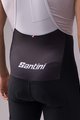 SANTINI Kolesarske kratke hlače z naramnicami - TOUR DE FRANCE 2022 - rumena/črna