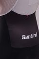 SANTINI Kolesarske kratke hlače z naramnicami - TOUR DE FRANCE 2022 - rumena/črna