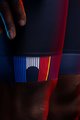 SANTINI Kolesarske kratke hlače z naramnicami - TOUR DE FRANCE 2022 - modra