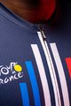 SANTINI Kolesarski dres s kratkimi rokavi - TOUR DE FRANCE 2022 - bela/rdeča/modra