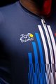 SANTINI Kolesarski dres s kratkimi rokavi - TOUR DE FRANCE 2022 - bela/rdeča/modra