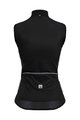 SANTINI Kolesarski brezrokavnik - NEBULA WINDPROOF W - črna