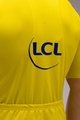 SANTINI Kolesarski dres s kratkimi rokavi - TOUR DE FRANCE 2024 - rumena