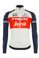 SANTINI Kolesarska  vetru odporna jakna - TREK SEGAFREDO 2020 - modra/rdeča/bela