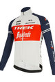SANTINI Kolesarska  vetru odporna jakna - TREK SEGAFREDO 2020 - modra/rdeča/bela