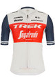 SANTINI Kolesarski dres s kratkimi rokavi - TREK SEGAFREDO 2020 - bela/modra/rdeča