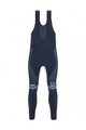 SANTINI Kolesarske dolge hlače z naramnicami - TREK 2022 FACTORY RACING CX WINTER - modra
