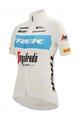 SANTINI Kolesarski dres s kratkimi rokavi - TREK SEGAFREDO 2022 LADY FAN LINE - modra/bela