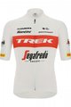 SANTINI Kolesarski dres s kratkimi rokavi - TREK SEGAFREDO 2022 ORIGINAL - rdeča/bela