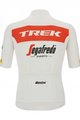 SANTINI Kolesarski dres s kratkimi rokavi - TREK SEGAFREDO 2022 ORIGINAL - rdeča/bela