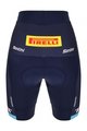 SANTINI Kolesarske kratke hlače brez naramnic - TREK SEGAFREDO 2023 LADY FAN LINE - modra