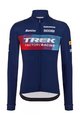 SANTINI Kolesarski dres z dolgimi rokavi zimski - TREK 2023 FACTORY RACING WINTER - modra