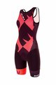 SANTINI Kolearski overal - X IRONMAN LADY CUPIO - rožnata/bordo