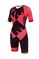 SANTINI Kolearski overal - X IRONMAN CUPIO LADY - rožnata/bordo