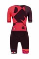 SANTINI Kolearski overal - X IRONMAN CUPIO LADY - rožnata/bordo