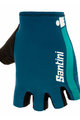SANTINI Kolesarske rokavice s kratkimi prsti - X IRONMAN DEA - modra