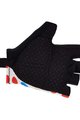 SANTINI Kolesarske rokavice s kratkimi prsti - TOUR DE FRANCE 2023 - bela/rdeča