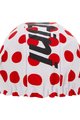 SANTINI Kolesarska kapa - TOUR DE FRANCE 2024 - rdeča/bela
