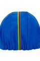 SANTINI Kolesarska kapa - UCI RAINBOW - mavrično/modra