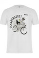 SANTINI Kolesarska  majica s kratkimi rokavi - UCI FLANDERS RIDER - bela
