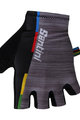Santini Kolesarske rokavice s kratkimi prsti - UCI RAINBOW - siva