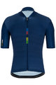 SANTINI Kolesarski dres s kratkimi rokavi - UCI RAINBOW CLASSE - modra