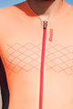 SANTINI Kolesarski kombinezon - REDUX  - črna/oranžna