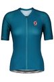 SCOTT Kolesarski dres s kratkimi rokavi - RC PREMIUM LADY - modra