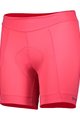 SCOTT Kolesarske kratke hlače brez naramnic - ENDURANCE 20 LADY - rožnata