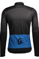 SCOTT Kolesarska  podaljšana jakna - RC WARM HYBRID WB - modra/črna