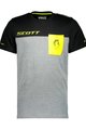 SCOTT Kolesarska  majica s kratkimi rokavi - FACTORY TEAM - rumena/siva/črna