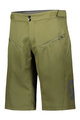 SCOTT Kolesarske kratke hlače brez naramnic - TRAIL VERTIC - zelena
