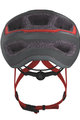 SCOTT Kolesarska čelada - ARX (CE) - rdeča/siva